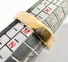 9ct yellow gold 7 stone CZ eternity ring size L 1/2
