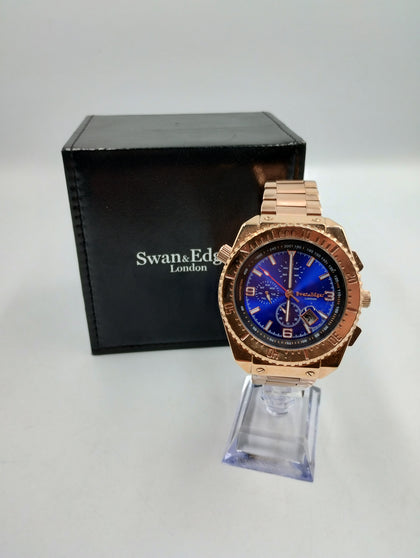swan and edgar automatic mens watch boxed