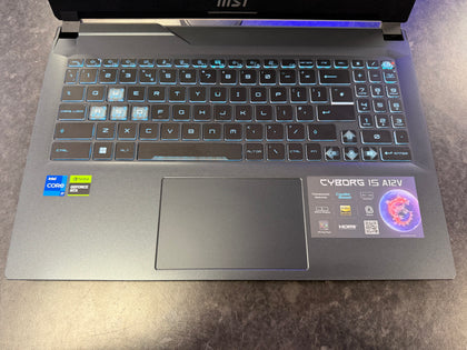 MSI cyborg 15 A12V 8GB ram 1TB SSD RTX 4050 Gaming Laptop