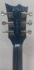 Esp Ltd EC-200QM sea blue guitar 24 frets electric