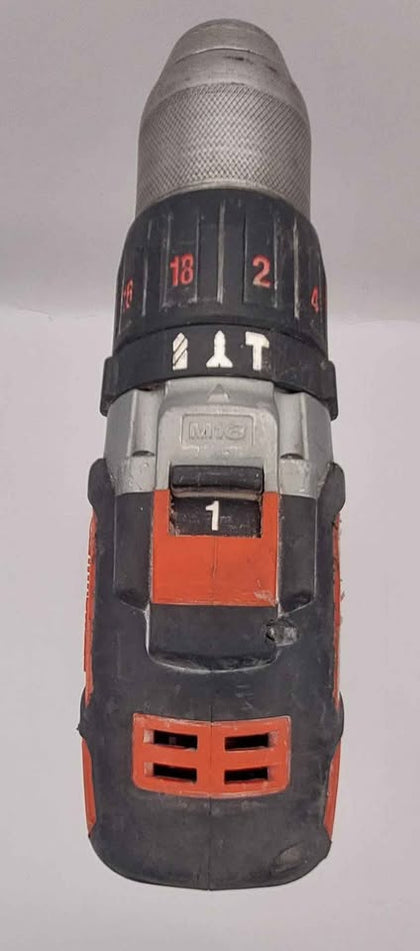 Milwaukee combi drill 18v M18 BPDN with li-ion battery 4.0ah unboxed red