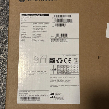 ACER Chromebook Tab 311 11