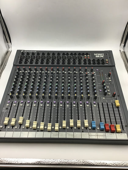 Soundcraft Spirit Folio Sx 20 Channel Mixer Audio Sound Music Mix