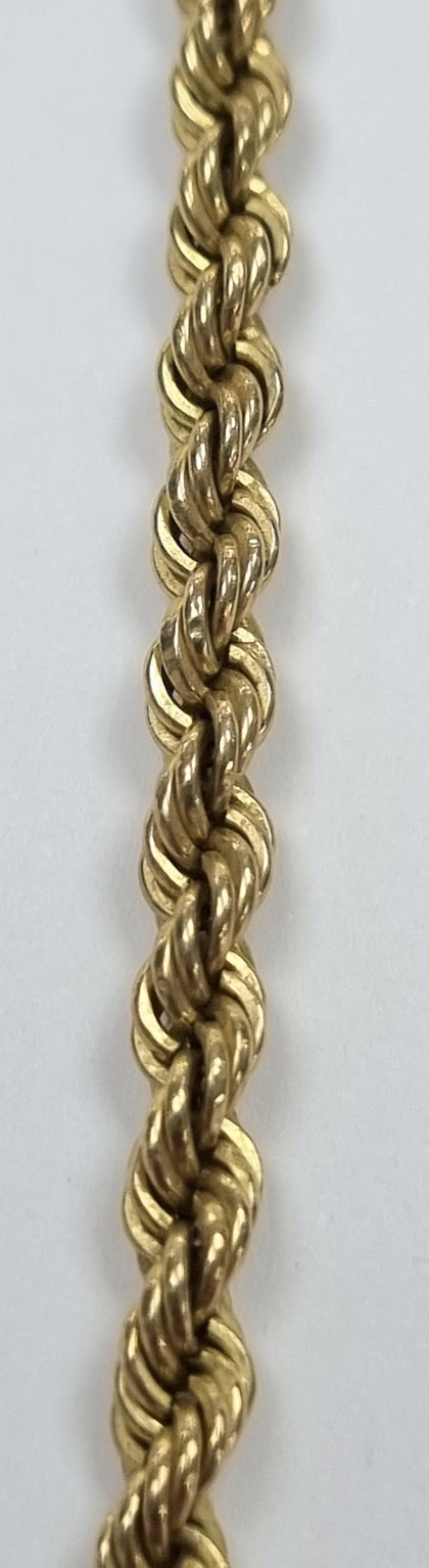 14ct gold rope chain
