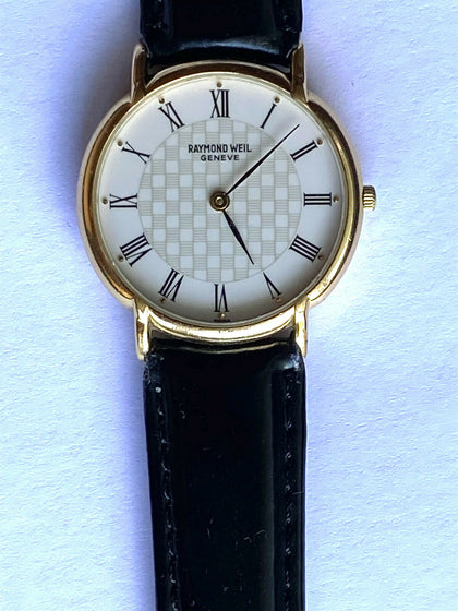 Raymond Weil Geneve 9807 18k Elecroplated Watch
