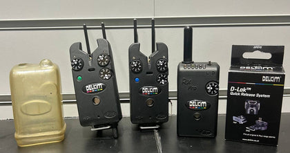 x2 Delkim Txi Plus Bite Alarms and RX Pro Receiver and Extra FISHING BITS