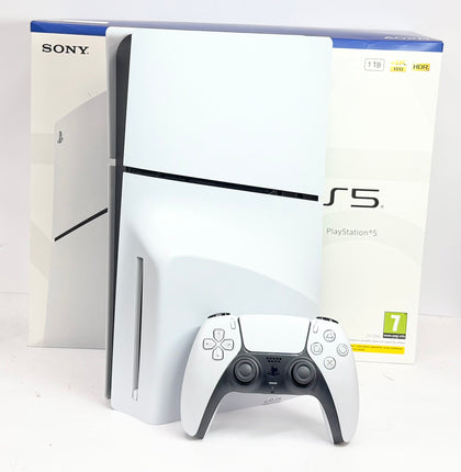 Playstation 5 Slim Console, 1TB, White, Boxed