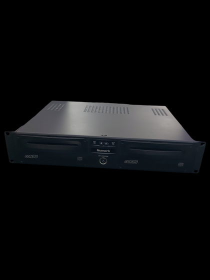 NUMARK CDN-95 DUAL MP/CD PLAYER BOXED WITH DUAL CD PLAYER ACCESSORIES