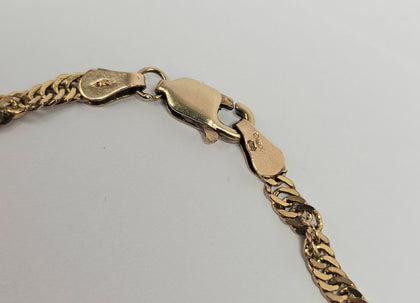 9ct Gold Twist Chain 22