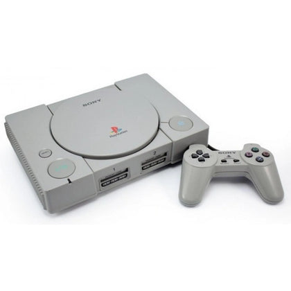 Playstation One Grey Original Console With Two Controllers **Collection Only**.
