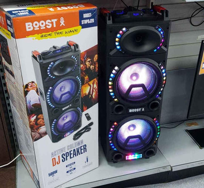 Boost STUPDJ20 Active Column DJ Speaker Box - 500W (BT, USB, SD, AUX) *BRAND NEW*