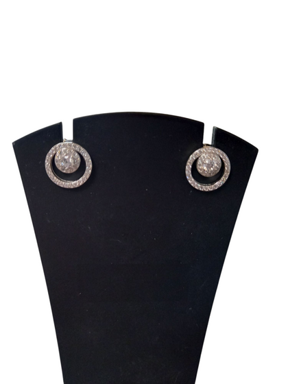 Stunning Brand New Silver Stud Earrings