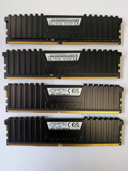Vengeance Lox DDR4 3200 Mhz   4 x 8gb Ram