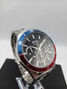 Hugo Boss Pepsi Dial HB4871 Mens Watch Stainless Steel **Like New**