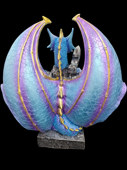 Large Blue Dragon Light Ornament