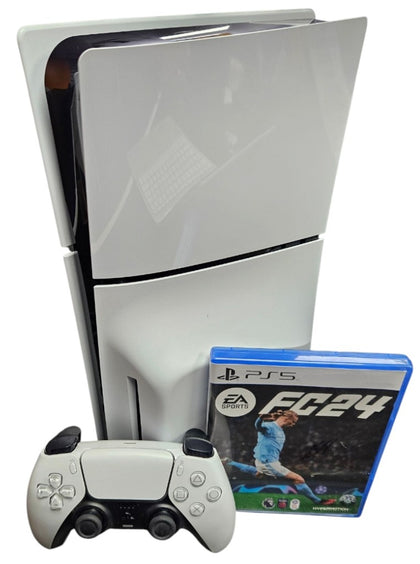 Playstation 5 Slim Disc Console with FC 24 Game - Unboxed