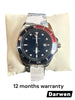 Accurist Men's Quartz Watch - Blue / Red Quater dial - Analogue Display - Stainless Steel Bracelet