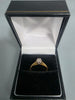 18CT Gold Ring 2.5G HM 375 Size M With Stone