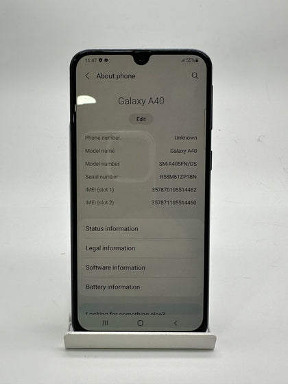 SAMSUNG A40 - 64GB - UNLOCKED