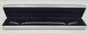 9ct yellow gold curb style bracelet 19.4g 8" with box
