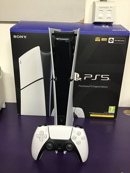 PlayStation 5 Digital Edition, Boxed.