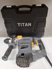 ** Collection Only ** Titan Ttb653sds Rotary Hammer Drill 1500w with Case Bits