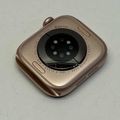 Apple Watch Series 11 42mm Rose Gold Aluminum Case Light Blush Sports Band Boxed
