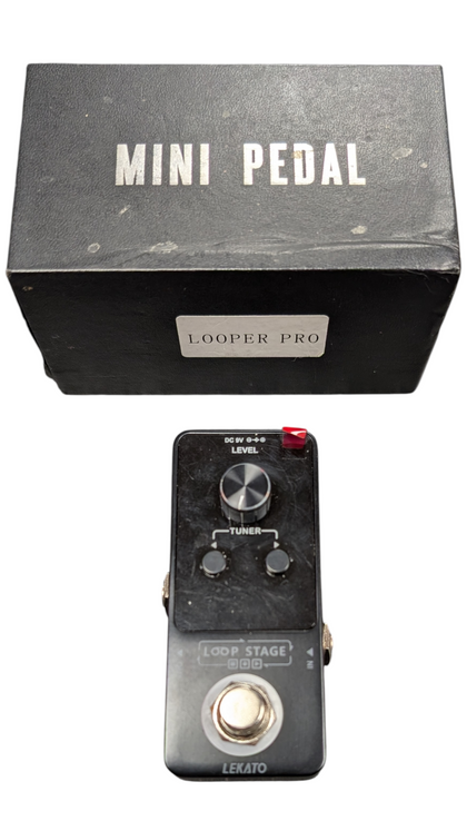 LEKATO Looper Effect Pedal - 9 Loop Pedal Tuner Function *BOXED*