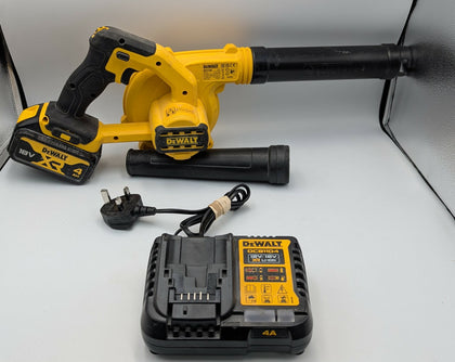 DEWALT DCV100M1 18V XR Compact Leaf Blower DCV100 1 X 4.0ah Battery and Charger