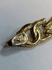 9CT Yellow Gold Fancy Link Bracelet with Lobster Claw Clasp - 7" - 3.43G