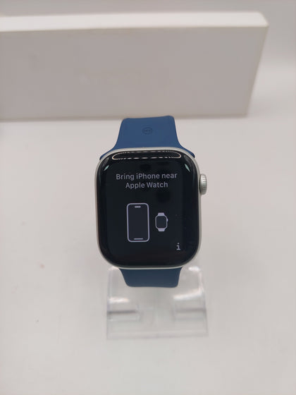 Apple Watch Series 10 GPS Silver aluminium 42mm blue strap -Scratches on watch face