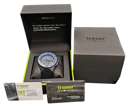 Traser P69 Black Stealth Blue Dial **Boxed**