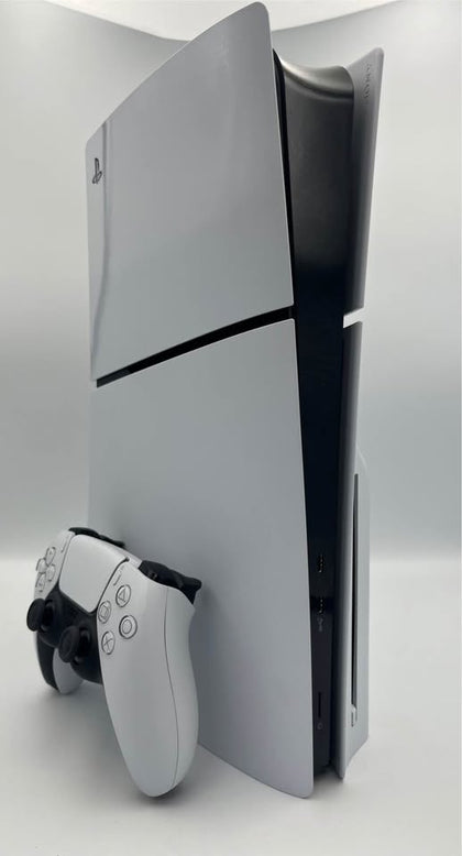 SONY PLAYSTATION 5 SLIM DISC EDITION, 1TB, WHITE,  WITH CONTROLLER, UNBOXED