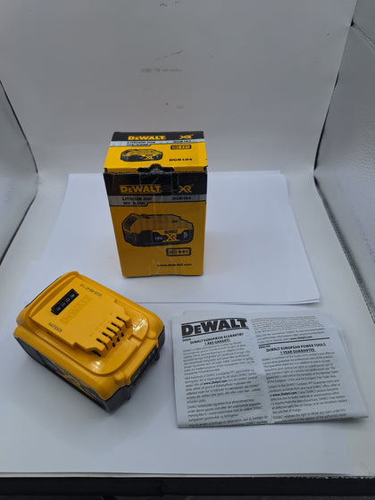Genuine DeWalt DCB184 18V XR 5.0Ah Slide Battery NEW YELLOW SEALED IN BOX .