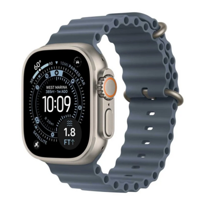 Apple Watch Ultra 3 5G Cellular Smartwatch 49mm Titanium Black with Ocean Band