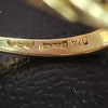 18ct Yellow Gold and Diamond Ring (0.125ct) - Size L/M - 3.35g Total