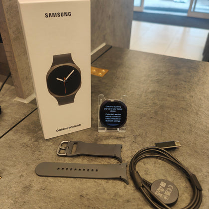 Samsung Galaxy Watch8 40mm Graphite, Silicone Band, 32GB Bluetooth Wear OS GPS