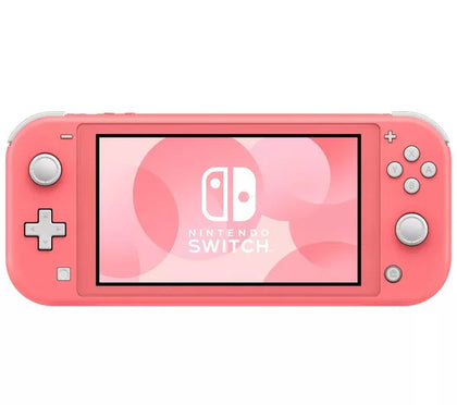 Nintendo Switch Lite Coral w/Little Friends Dogs & Cats**Unboxed**
