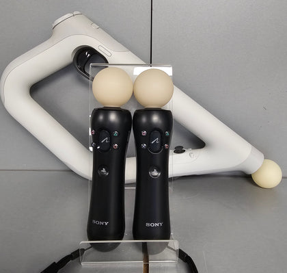 Playstation Move Motion Controller V1 (CECH-ZCM 1) (PS3/PS4) + PS4 Aim Controller