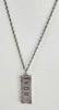 Vintage 1977 British Sterling Silver Ingot Pendant  Jubilee Queen Elizabeth
