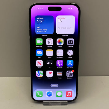 Apple iPhone 14 Pro Max Unlocked Model A2894 128GB in Deep Purple