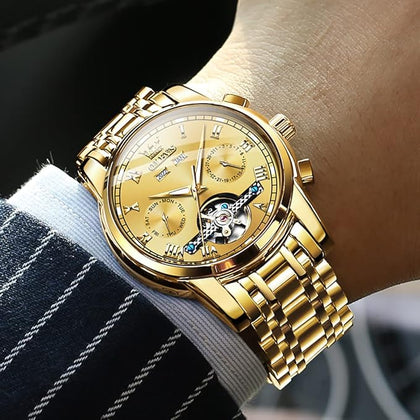 Olevs 9910 Gold Automatic Watch ***Boxed***