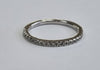 9ct white gold diamond ring size N1/2