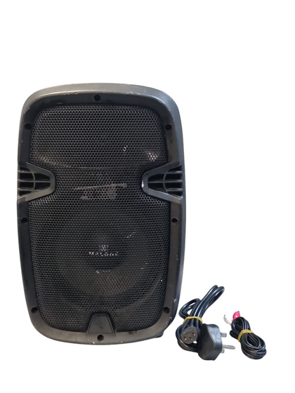 Malone Pa Dj Speaker With Power Cable.