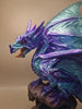 Blue Dragon stood on rock that lights up Boxed and Brand New stands 18'' High