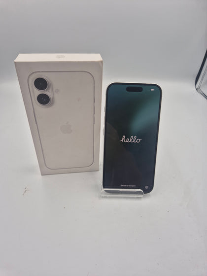 Apple iPhone 16, 128GB - 100% Battery - Boxed  Open