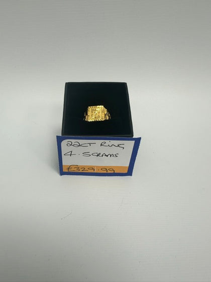 22ct Gold Ring 4.5g.