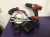 Einhell tool set drill ,saw,2 batteries +charger