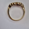 9CT GOLD DIAMOND HEART RING SIZE L