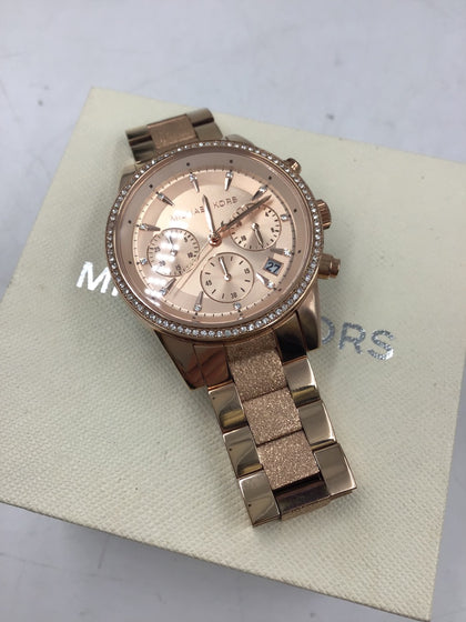 ***Black Friday Sales*** Michael Kors MK6598 Ladies Ritz Rose Gold Chronograph Watch